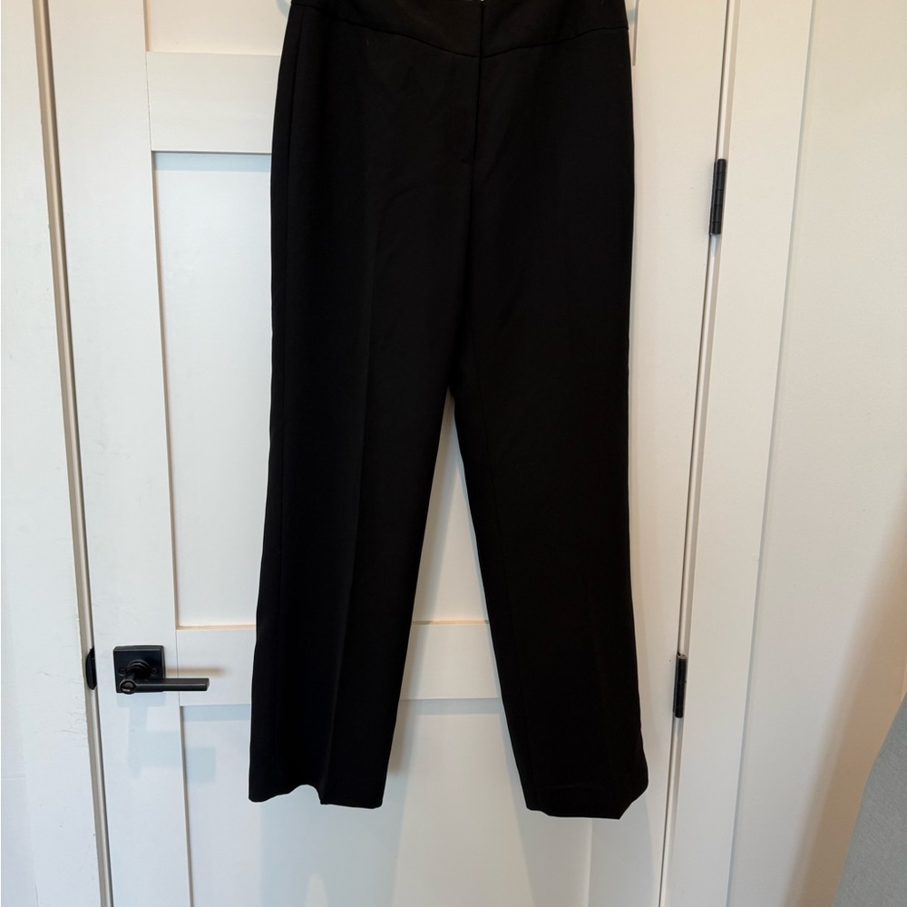 Kasper Women's Classic Black Straight Leg Pants